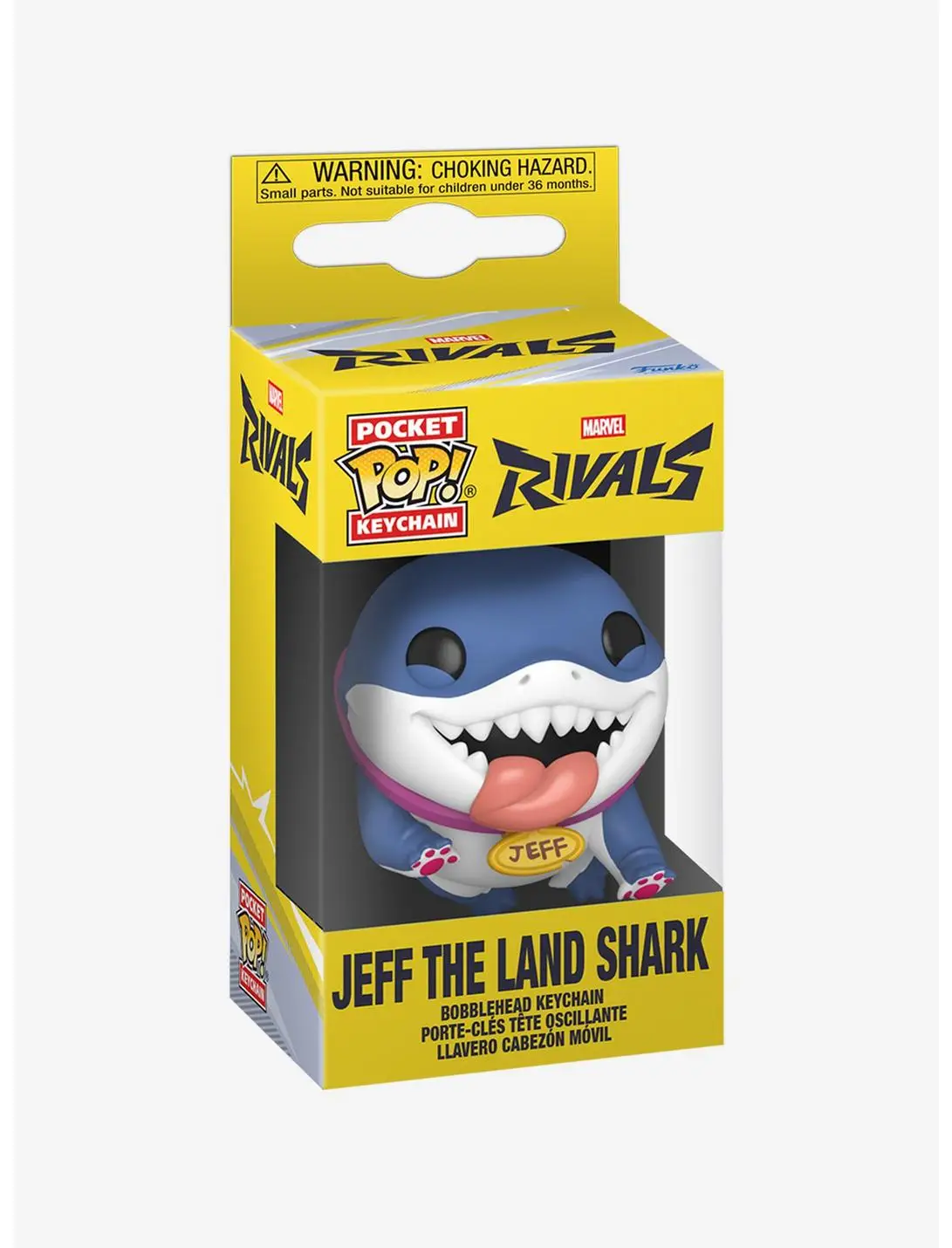 Funko Pocket Pop! Marvel Rivals Jeff the Land Shark Vinyl Keychain