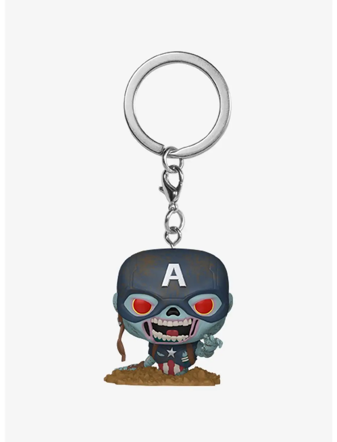 Funko Pocket Pop! Marvel Zombies Zombie Captain America Vinyl Keychain