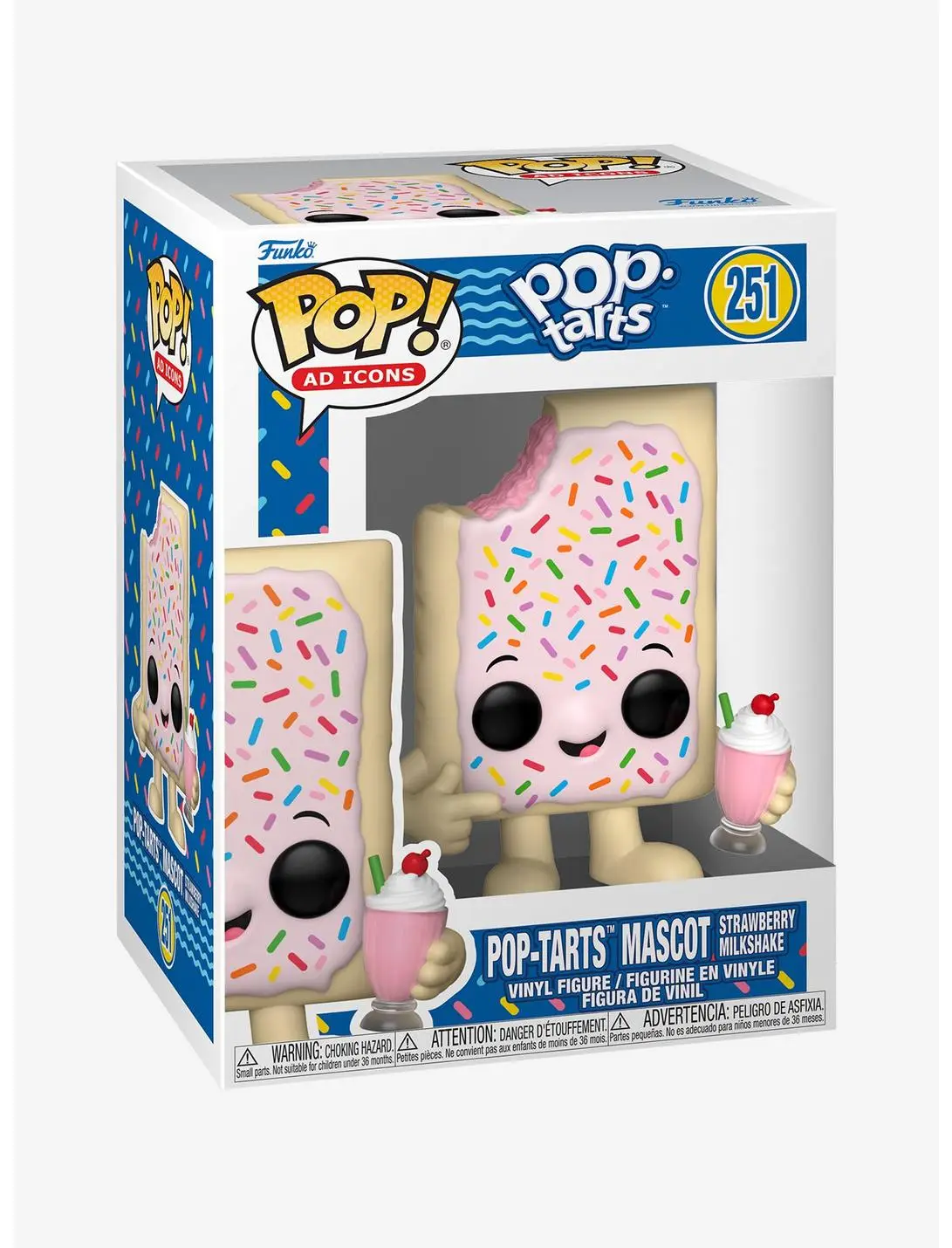 Funko Pop! Ad Icons Pop-Tarts Strawberry Milkshake Pop-Tarts Mascot Vinyl Figure