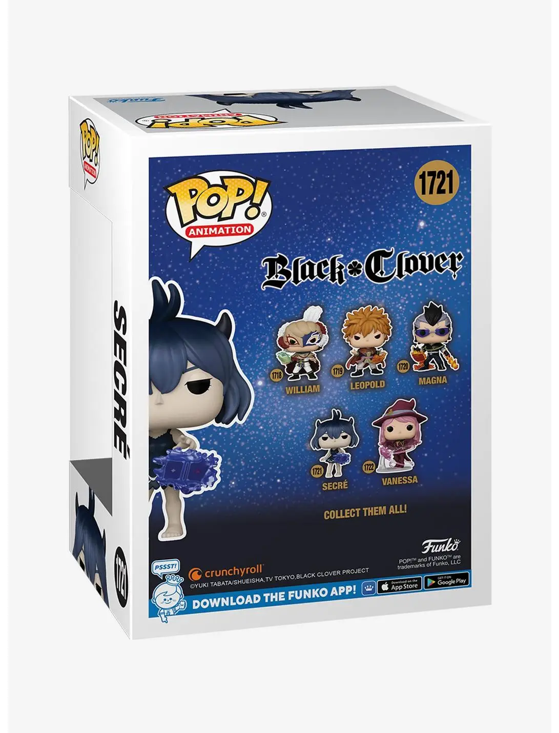 Funko Pop! Animation Black Clover Secré Vinyl Figure
