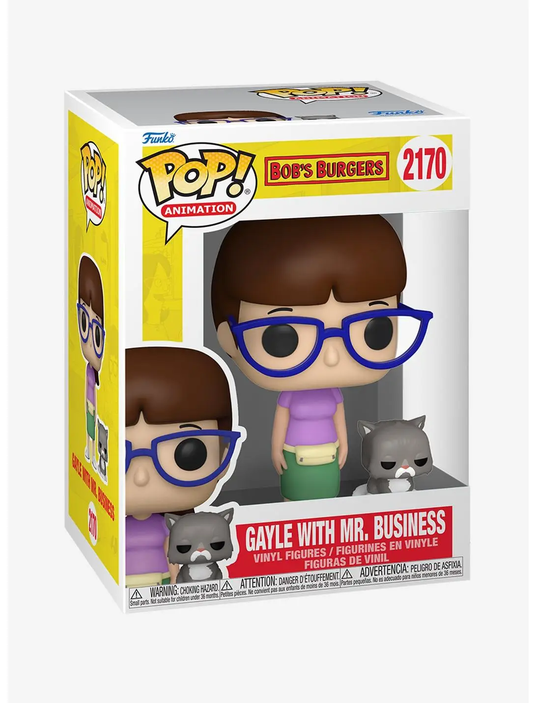 Funko Pop! Animation Bob's Burgers Gayle with Mr. Business Vinyl Figure