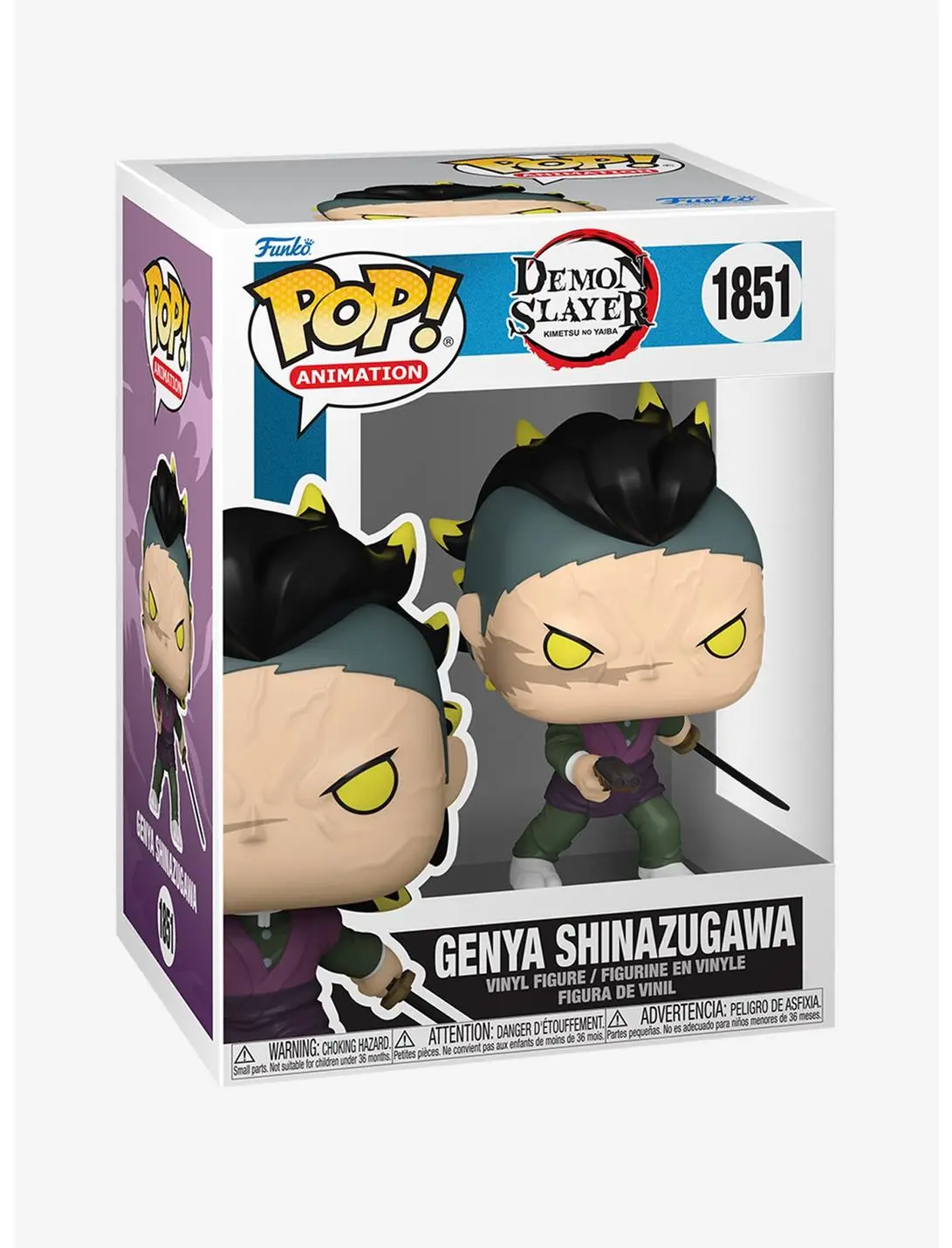 Funko Pop! Animation Demon Slayer: Kimetsu no Yaiba Genya Shinazugawa Vinyl Figure