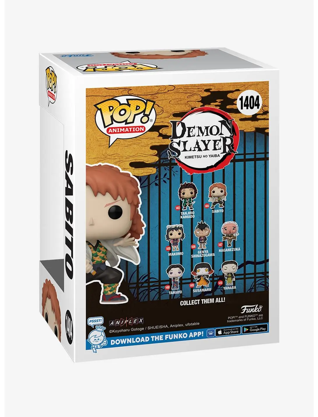 Funko Pop! Animation Demon Slayer: Kimetsu no Yaiba Sabito Vinyl Figure