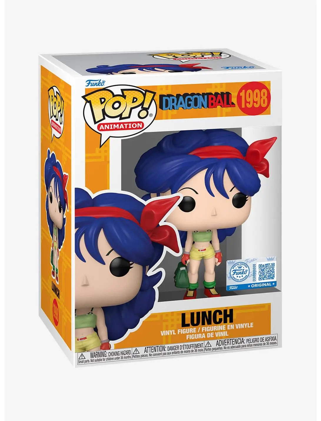 Funko Pop! Animation Dragon Ball Lunch Vinyl Figure - BoxLunch Exclusive