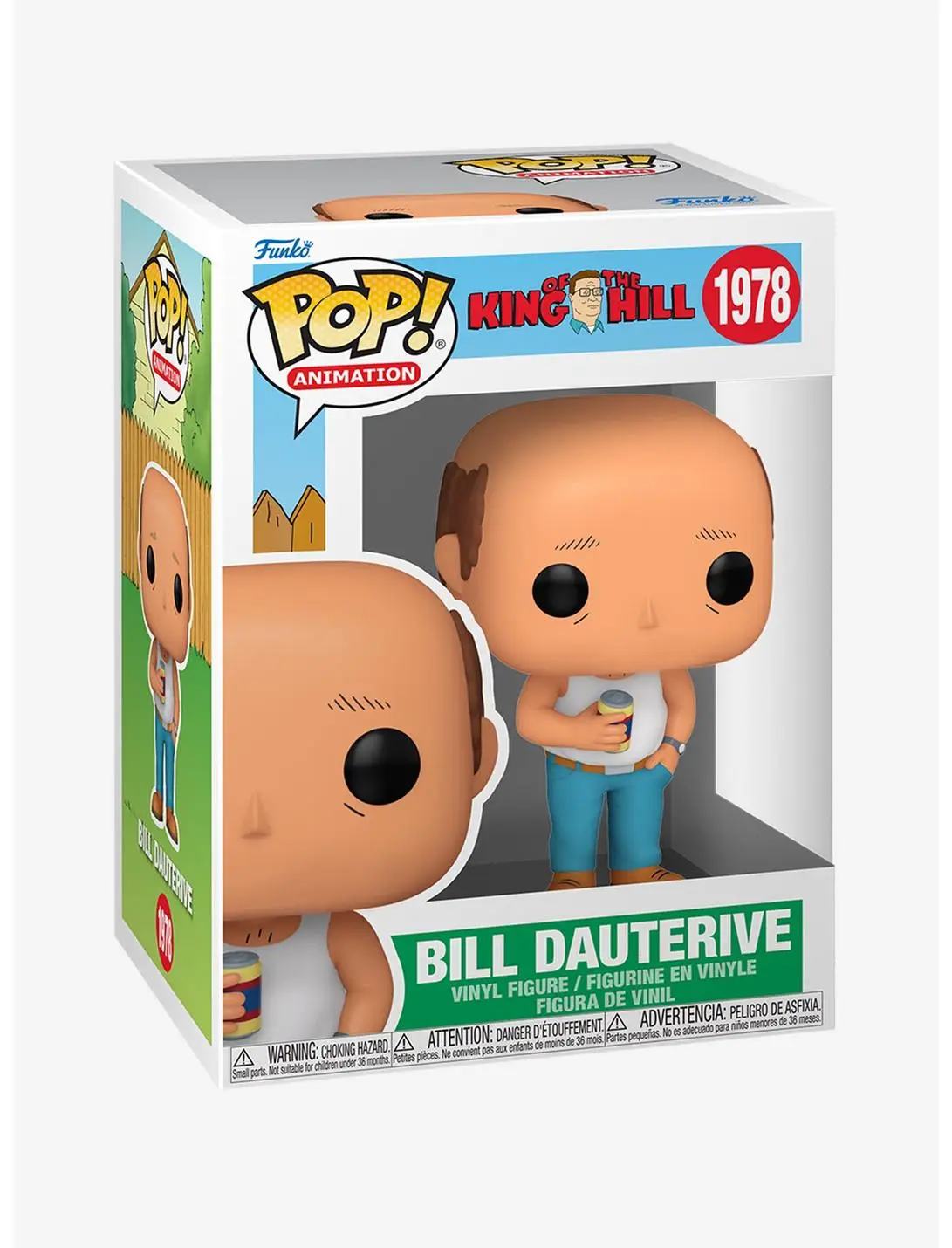 Funko Pop! Animation King of the Hill Bill Dauterive Vinyl Figure