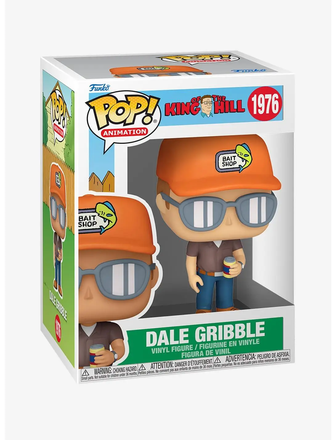 Funko Pop! Animation King of the Hill Dale Gribble Vinyl Figure