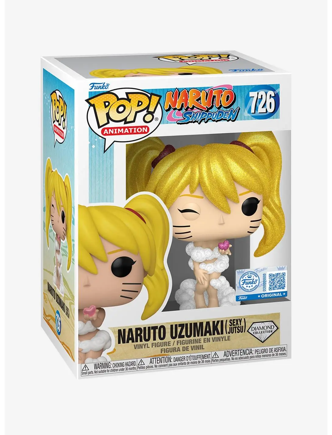 Funko Pop! Animation Naruto Shippuden Naruto Uzumaki (Sexy Jutsu) Vinyl Figure — BoxLunch Exclusive