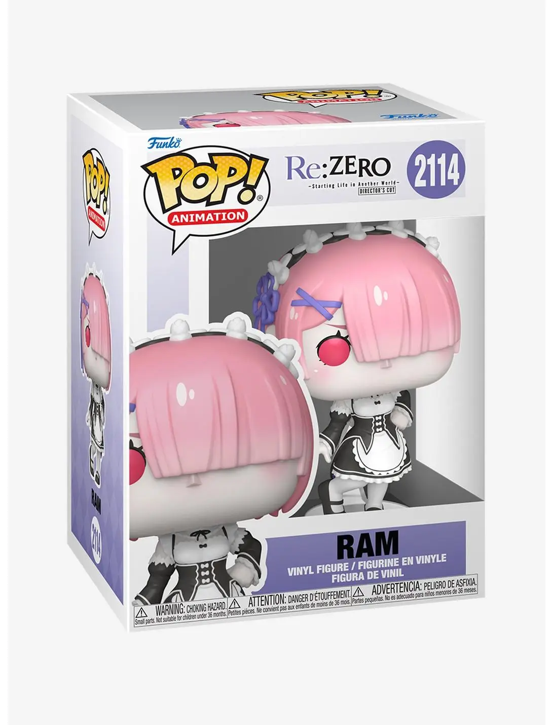 Funko Pop! Animation Re: Zero Starting Life in Another World Ram Vinyl Figure