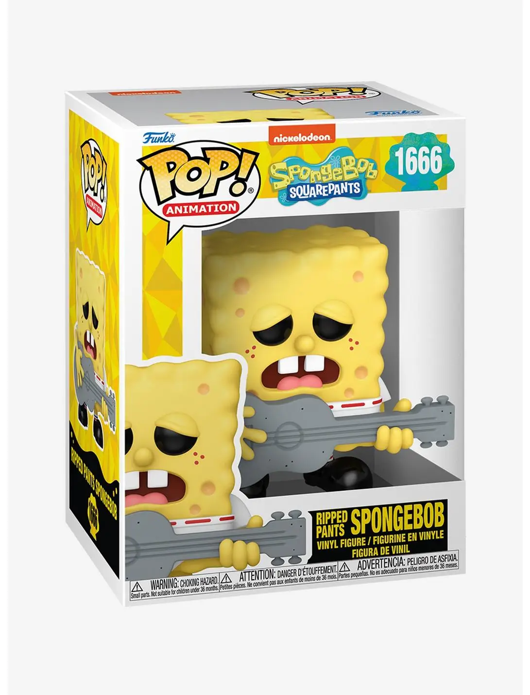 Funko Pop! Animation SpongeBob SquarePants Ripped Pants SpongeBob Vinyl Figure