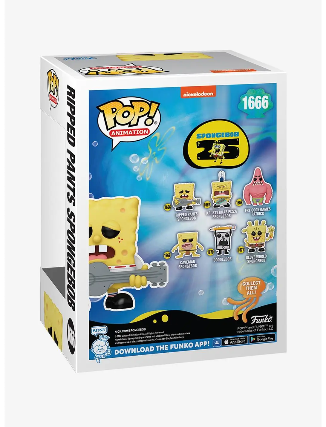 Funko Pop! Animation SpongeBob SquarePants Ripped Pants SpongeBob Vinyl Figure