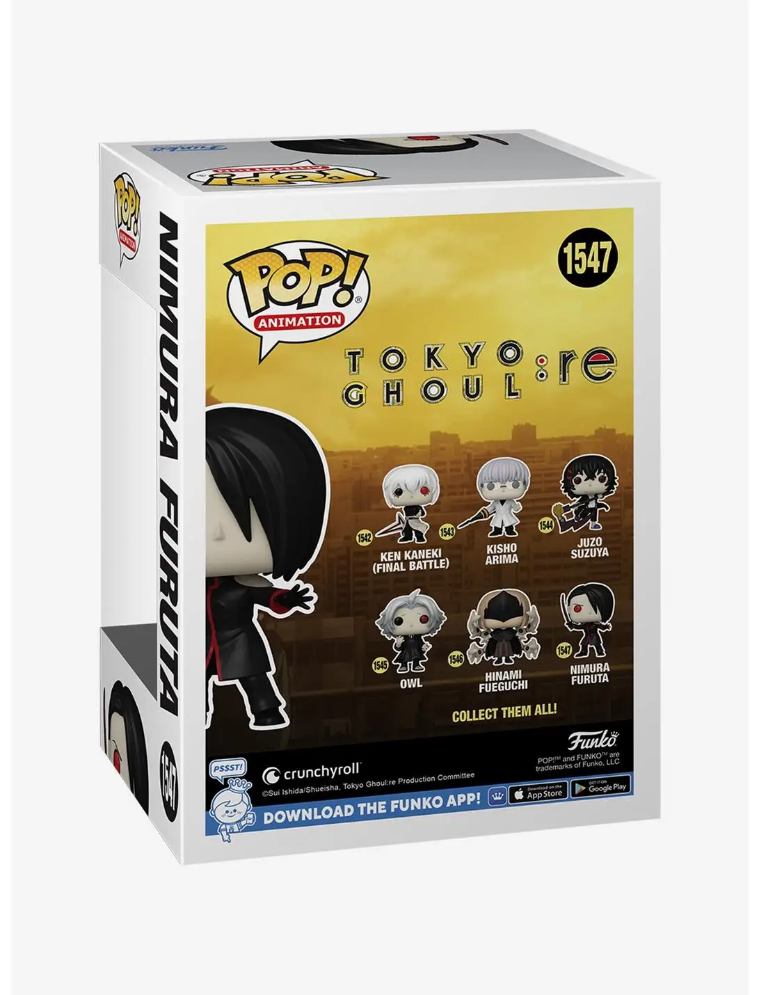 Funko Pop! Animation Tokyo Ghoul:re Nimura Furata Vinyl Figure