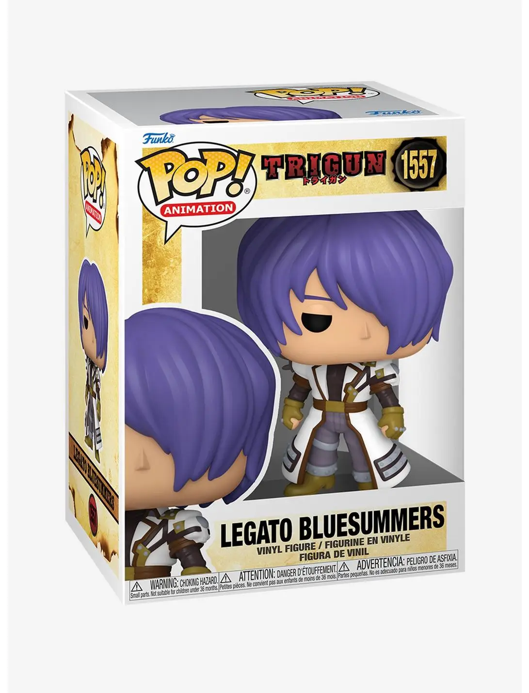 Funko Pop! Animation Trigun Legato Bluesummers Vinyl Figure