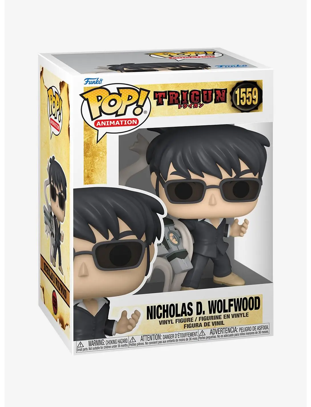 Funko Pop! Animation Trigun Nicholas D. Wolfwood Vinyl Figure