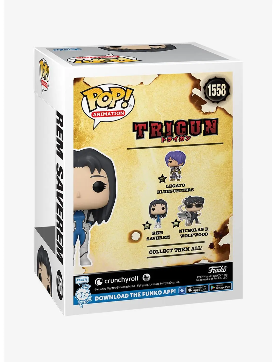 Funko Pop! Animation Trigun Rem Saverem Vinyl Figure
