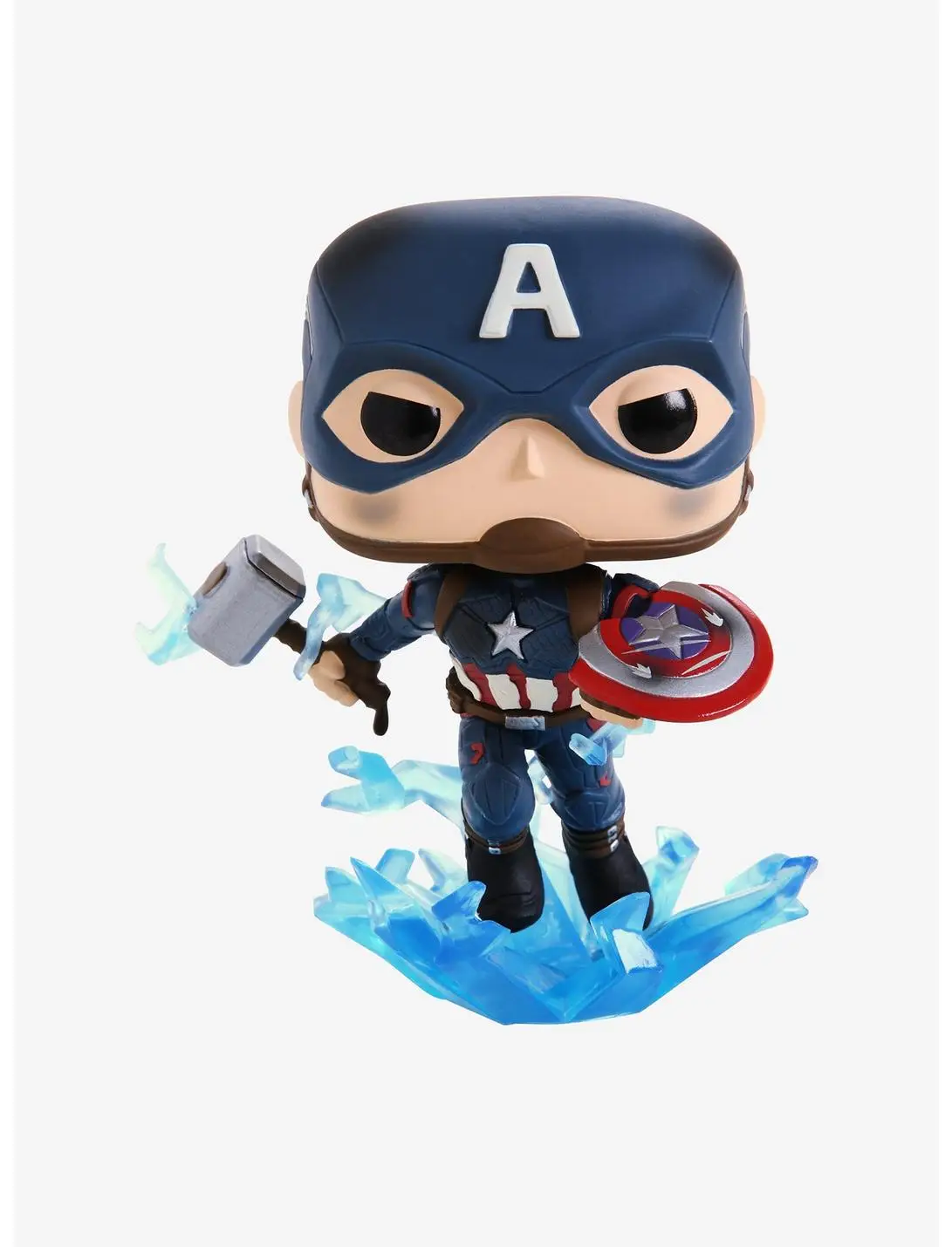 Funko Pop! Avengers: Endgame Captain America Mjolnir Vinyl Bobble-Head