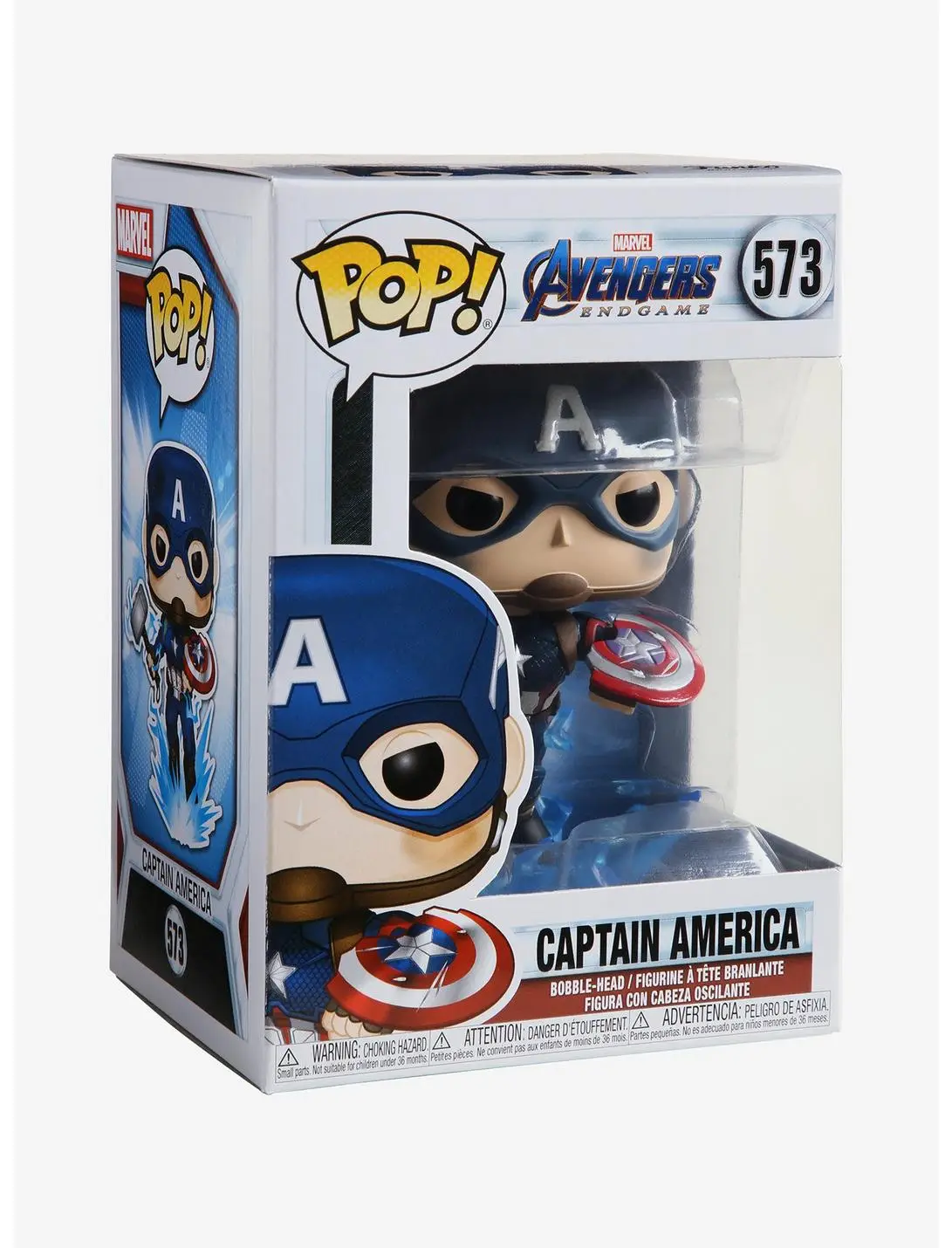 Funko Pop! Avengers: Endgame Captain America Mjolnir Vinyl Bobble-Head