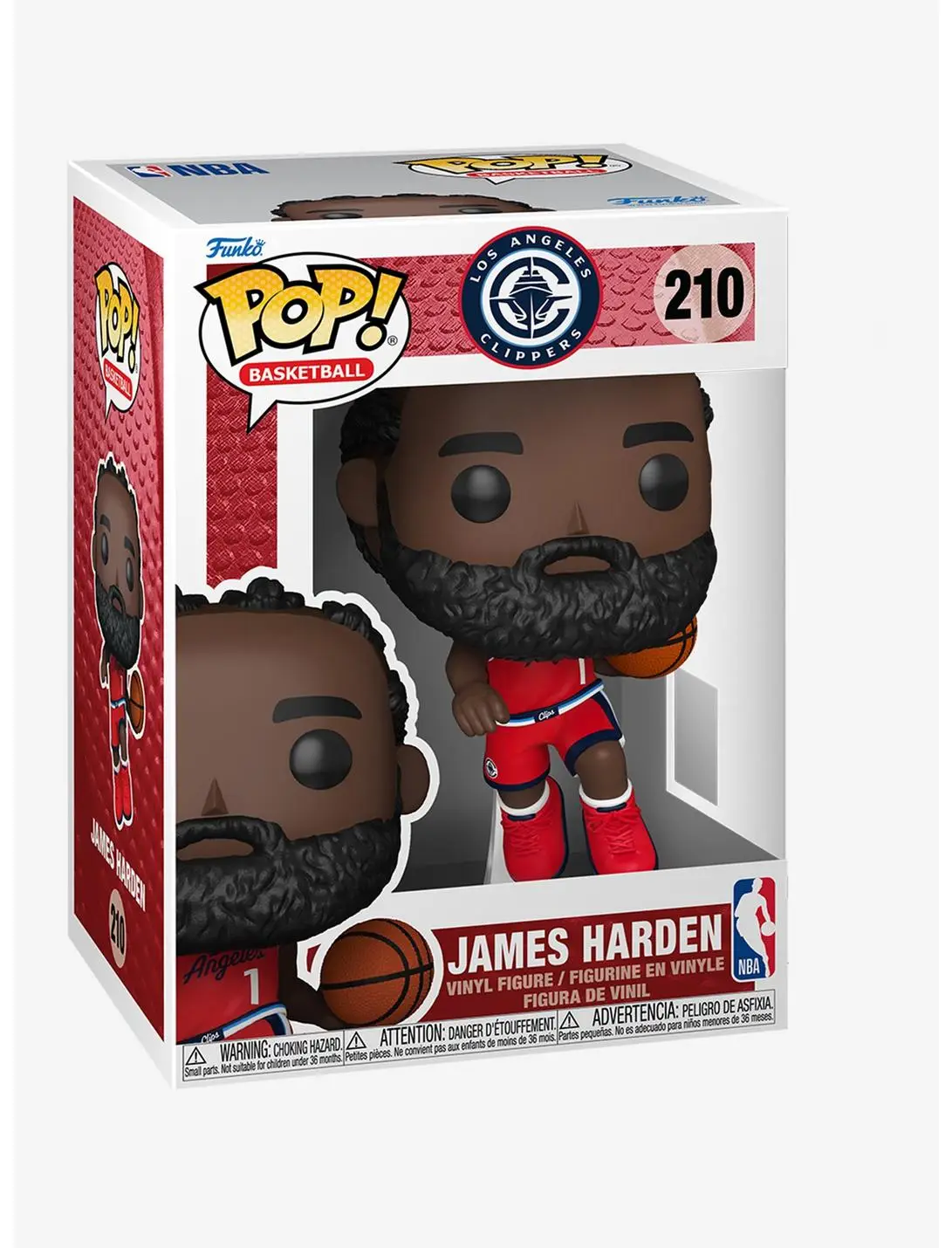 Funko Pop! Basketball Los Angeles Clippers James Harden Vinyl Figure