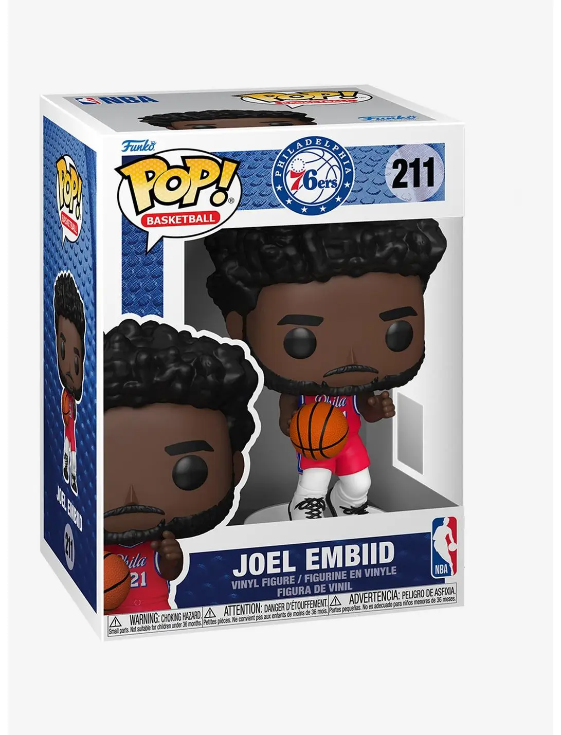 Funko Pop! Basketball Philadelphia 76ers Joel Embiid Vinyl Figure