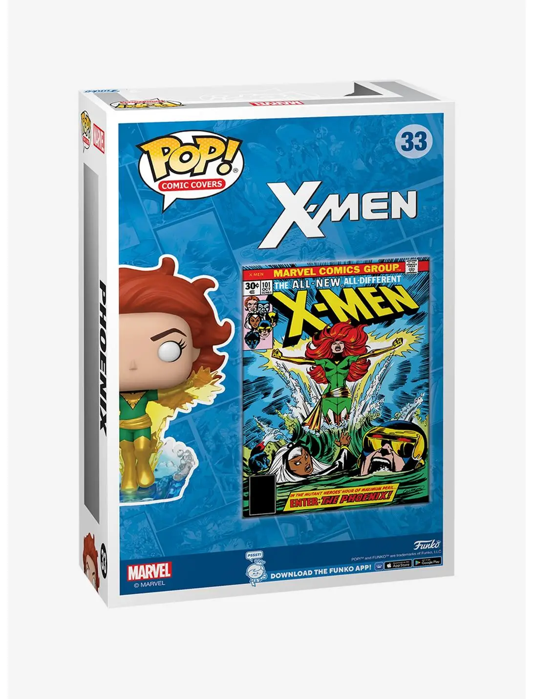 Funko Pop! Comic Covers Marvel X-Men 101 Phoenix Vinyl Figure