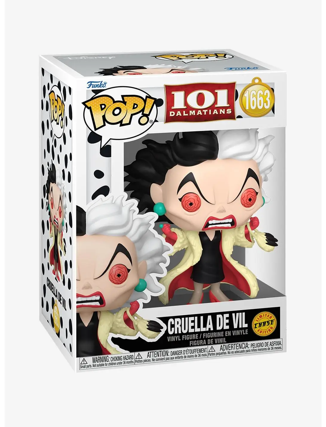 Funko Pop! Disney 101 Dalmatians Cruella De Vil Vinyl Figure