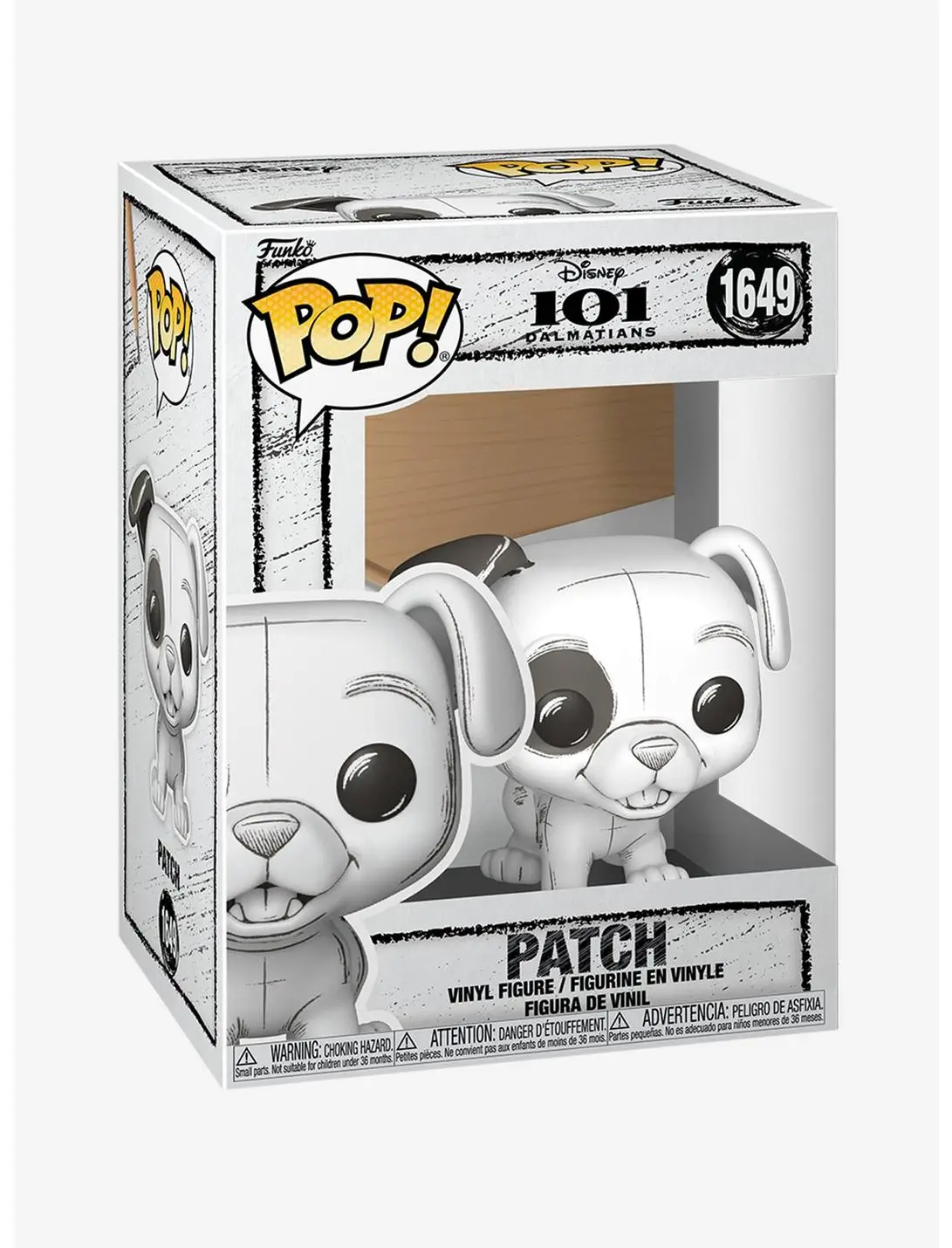 Funko Pop! Disney 101 Dalmatians Patch Sketched Vinyl Figure