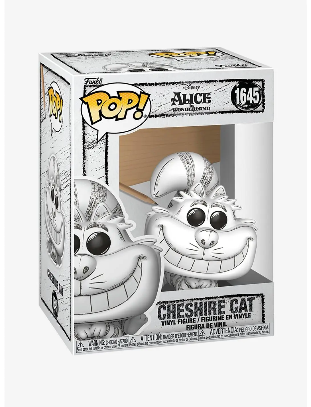 Funko Pop! Disney Alice in Wonderland Cheshire Cat Sketched Vinyl Figure