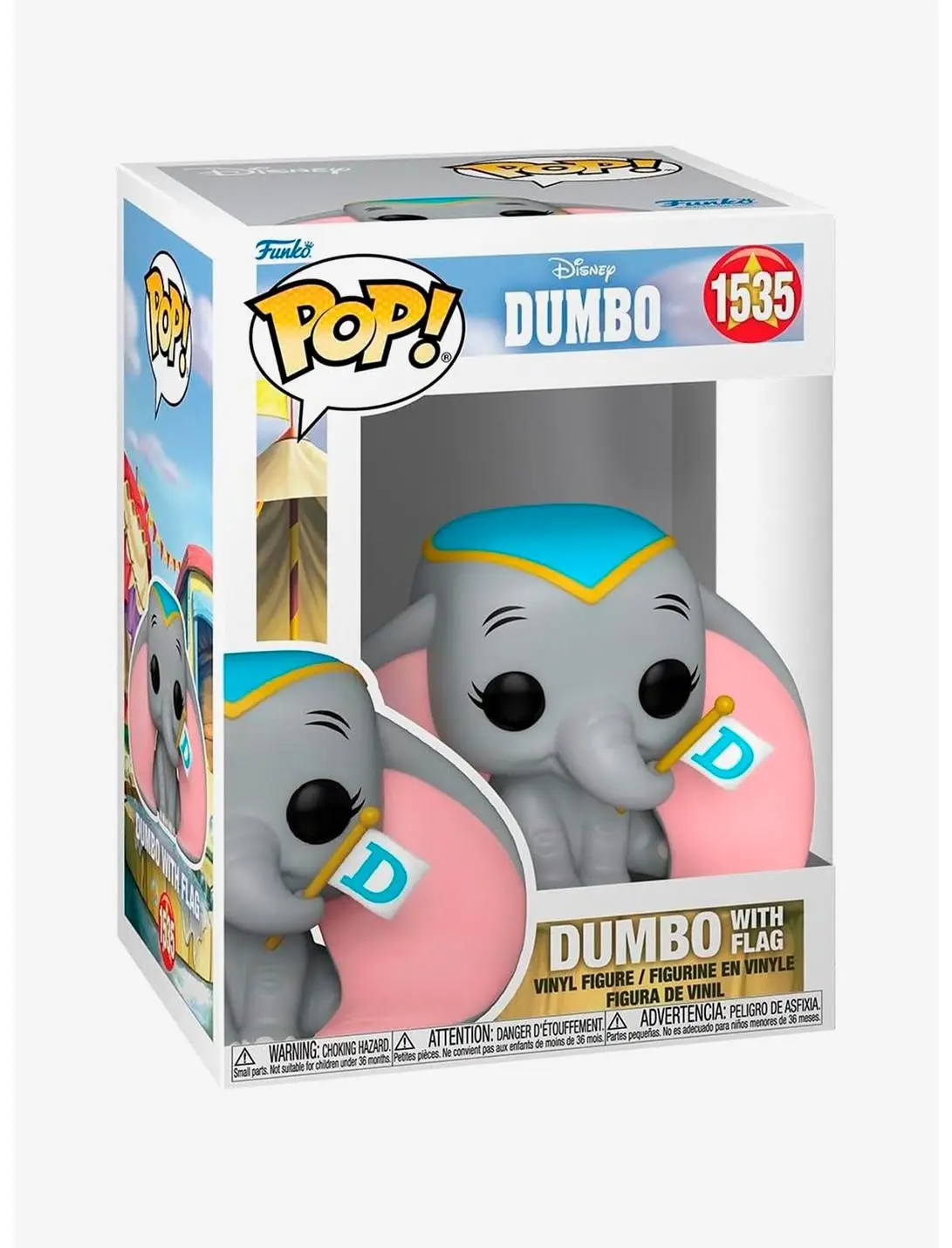 Funko Pop! Disney Dumbo With Flag Vinyl Figure