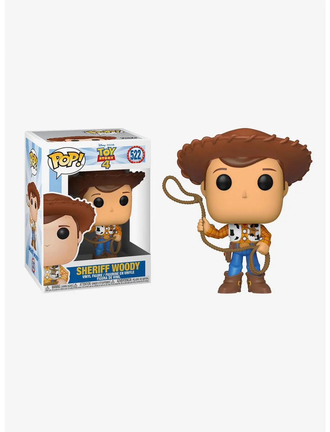 Funko Pop! Disney Pixar Toy Story 4 Woody Vinyl Figure
