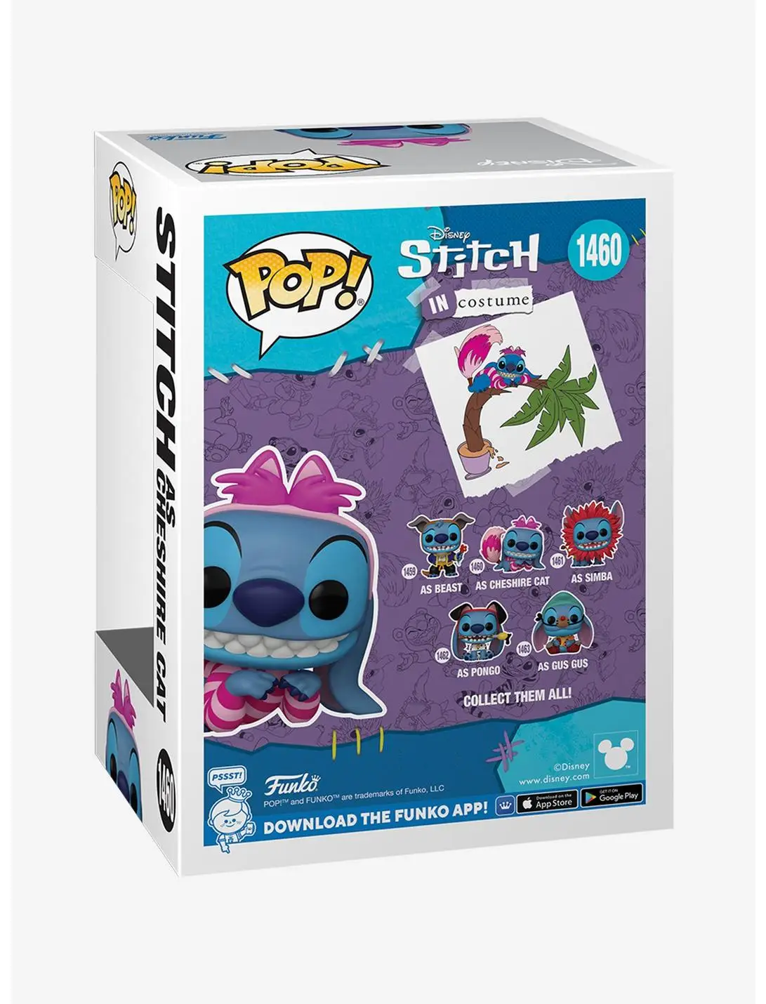 Funko Pop! Disney Stitch in Costume Stitch as Cheshire Cat Vinyl Figure