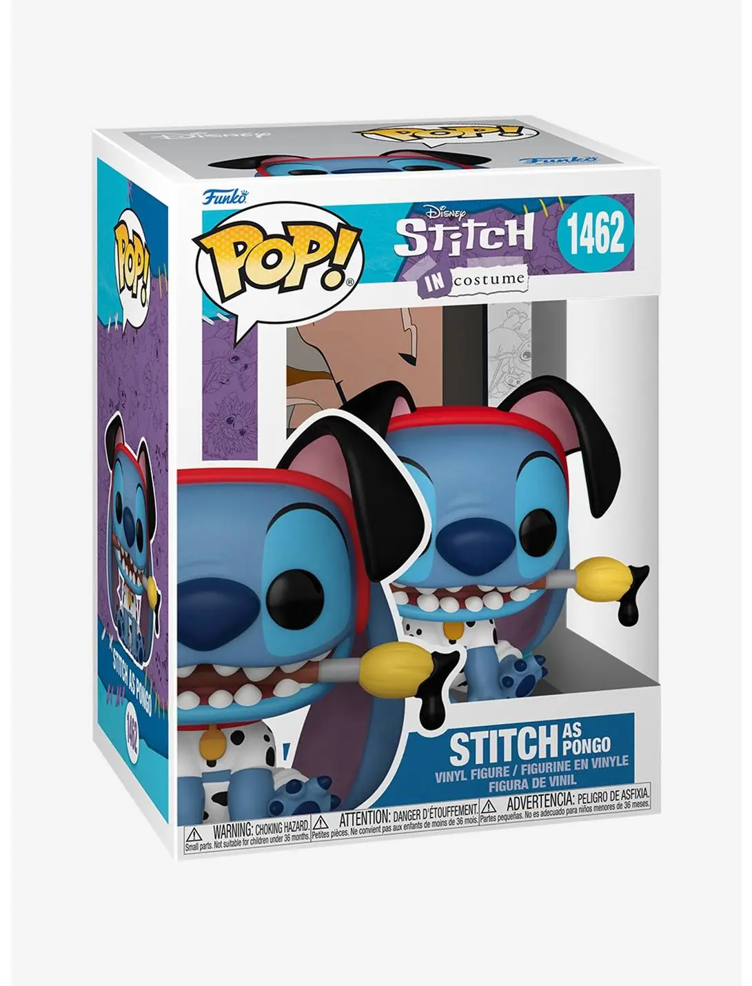 Funko Pop! Disney Stitch in Costume Stitch as Pongo Vinyl Figure