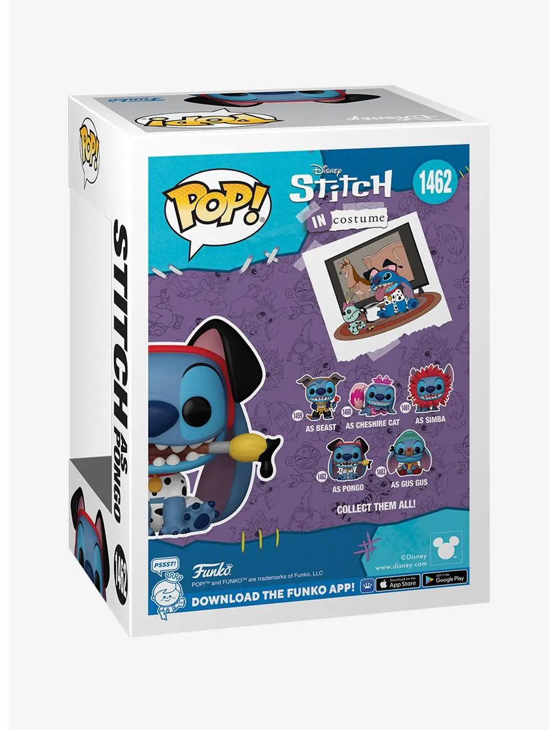 Funko Pop! Disney Stitch in Costume Stitch as Pongo Vinyl Figure