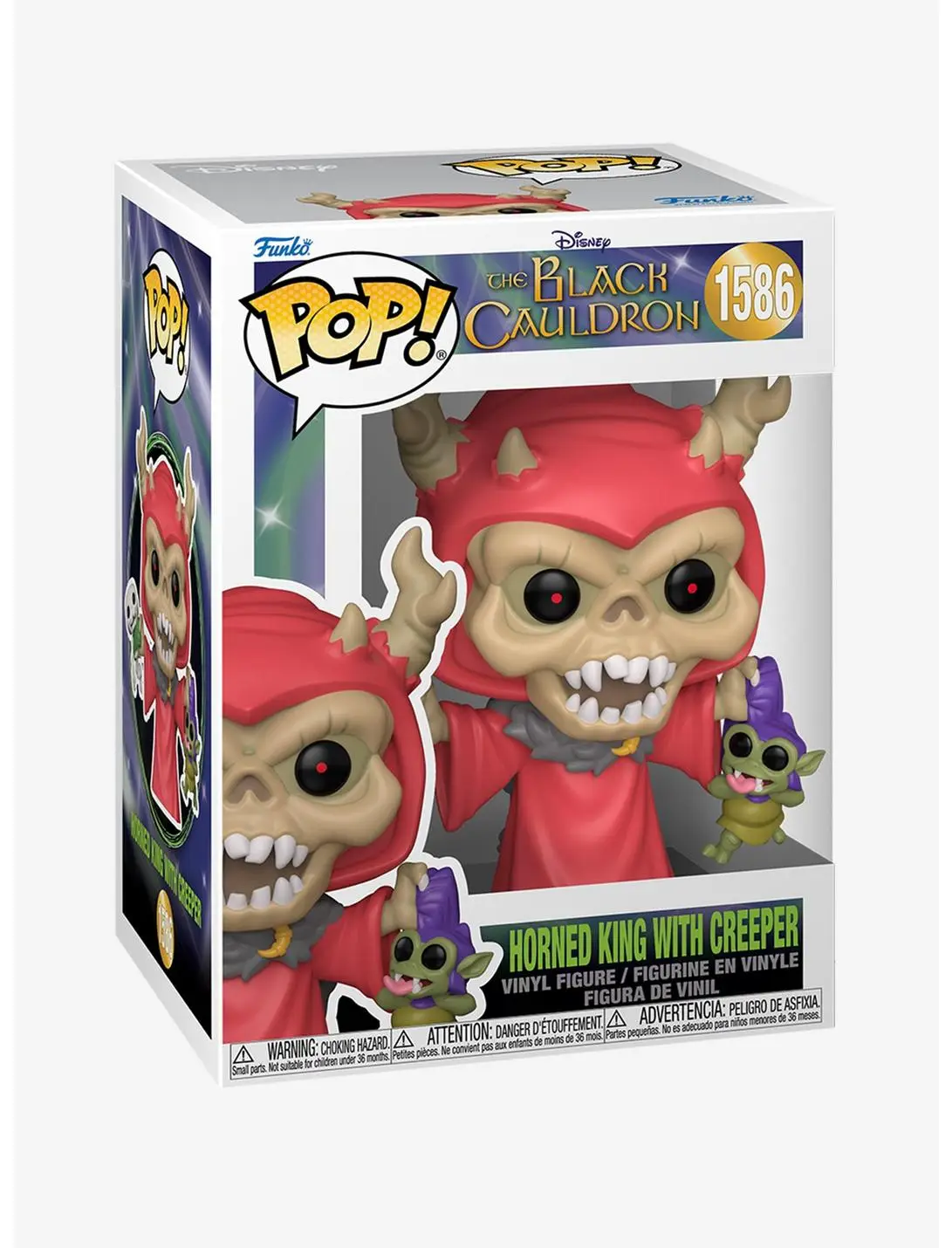 Funko Pop! Disney The Black Cauldron Horned King with Creeper Vinyl Figure