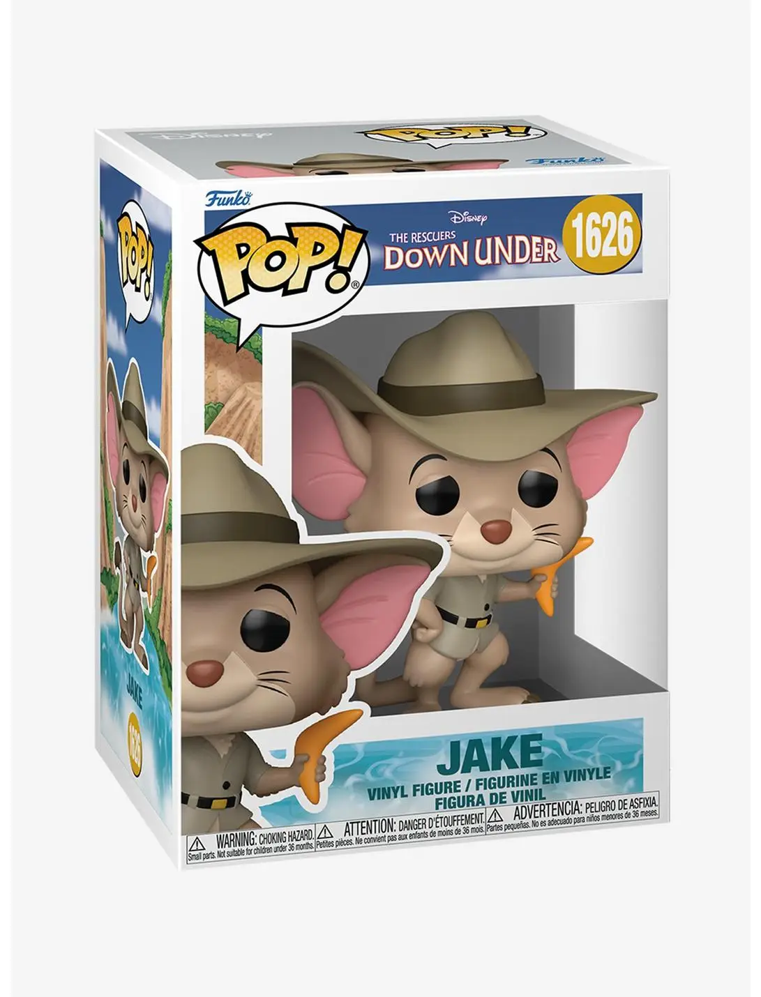 Funko Pop! Disney The Rescuers Down Under Jake Vinyl Figure