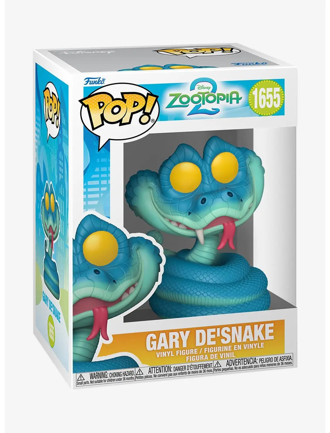 Funko Pop! Disney Zootopia 2 Gary De'Snake Vinyl Figure