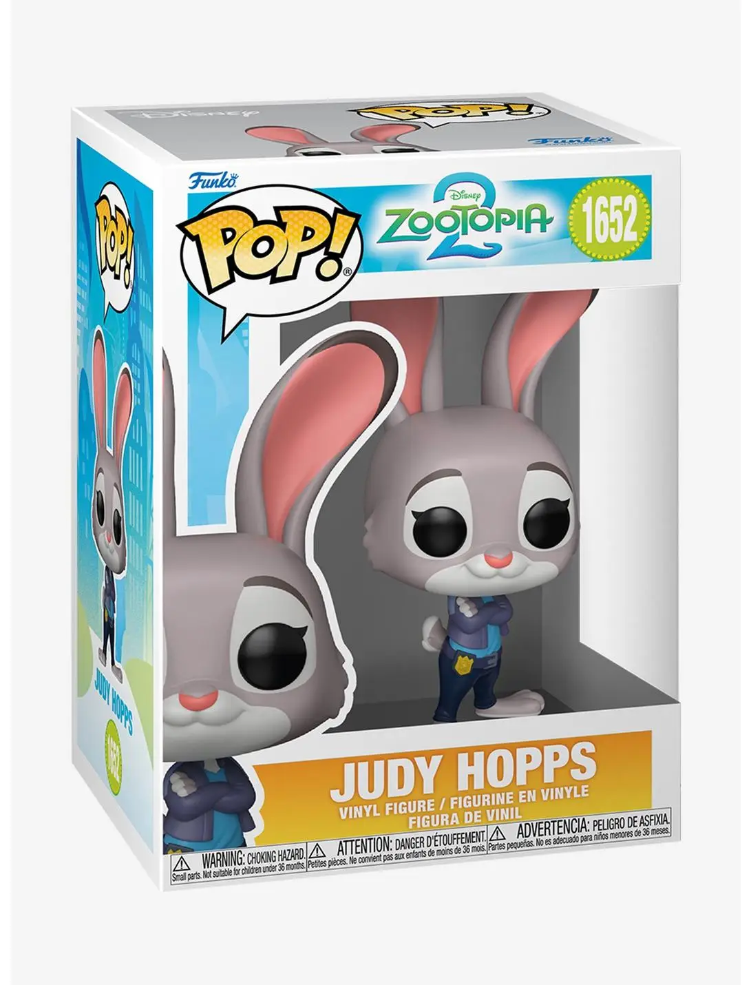 Funko Pop! Disney Zootopia 2 Judy Hopps Vinyl Figure