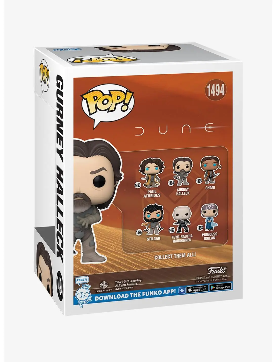 Funko Pop! Dune: Part Two Gurney Halleck Vinyl Figure
