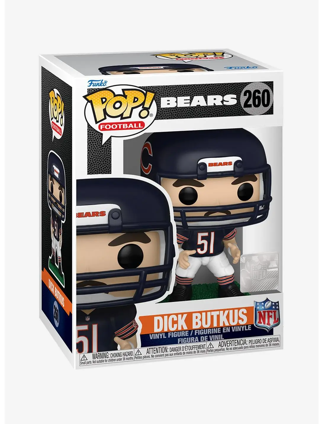 Funko Pop! Football NFL Chicago Bears Dick Butkus Vinyl Figure