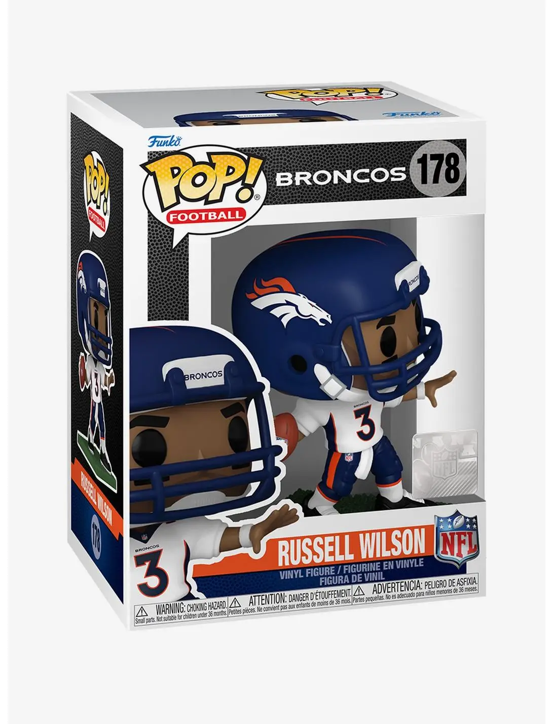 Funko Pop! Football NFL Denver Broncos Russell Wilson Vinyl Figure