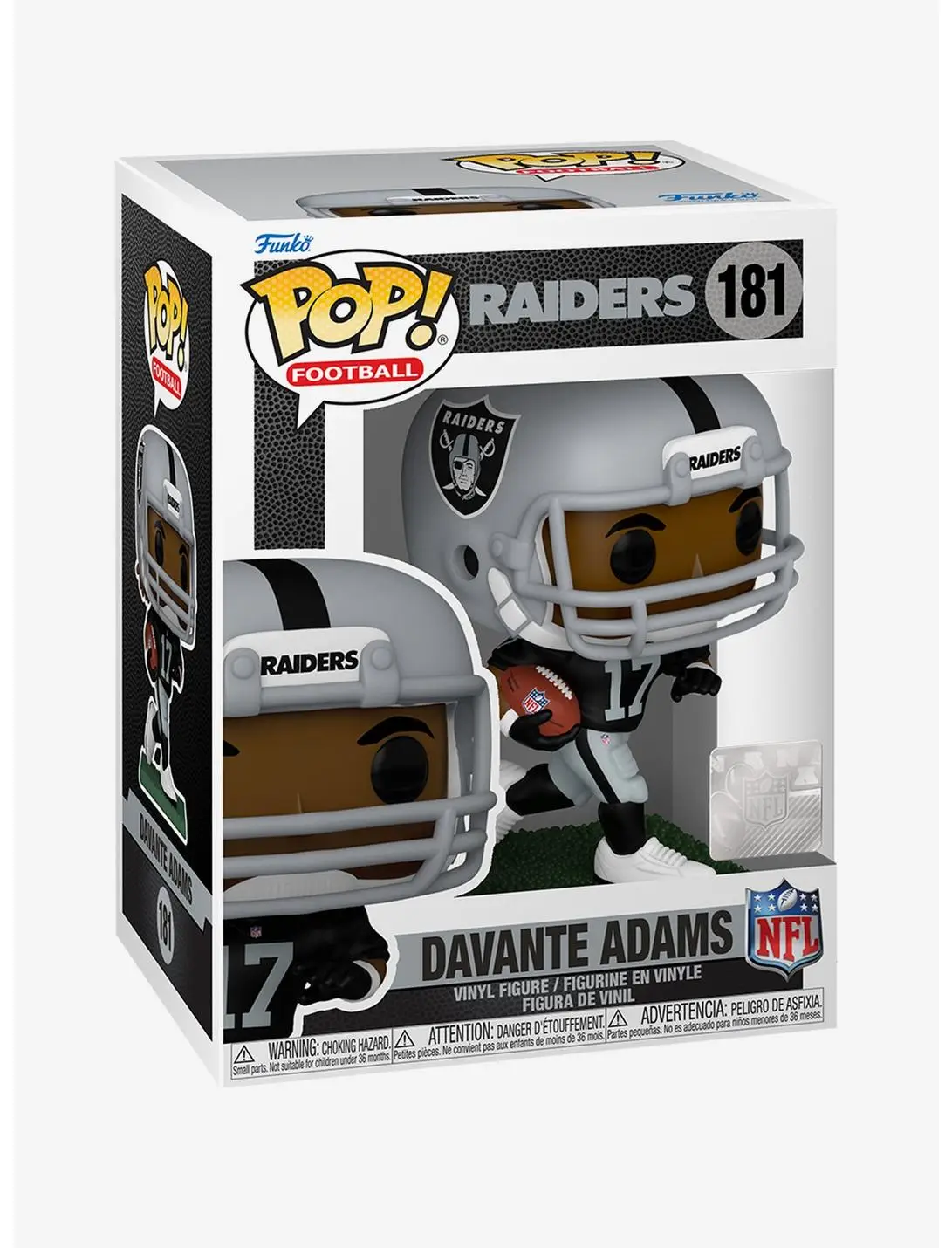 Funko Pop! Football NFL Las Vegas Raiders Davante Adams Vinyl Figure