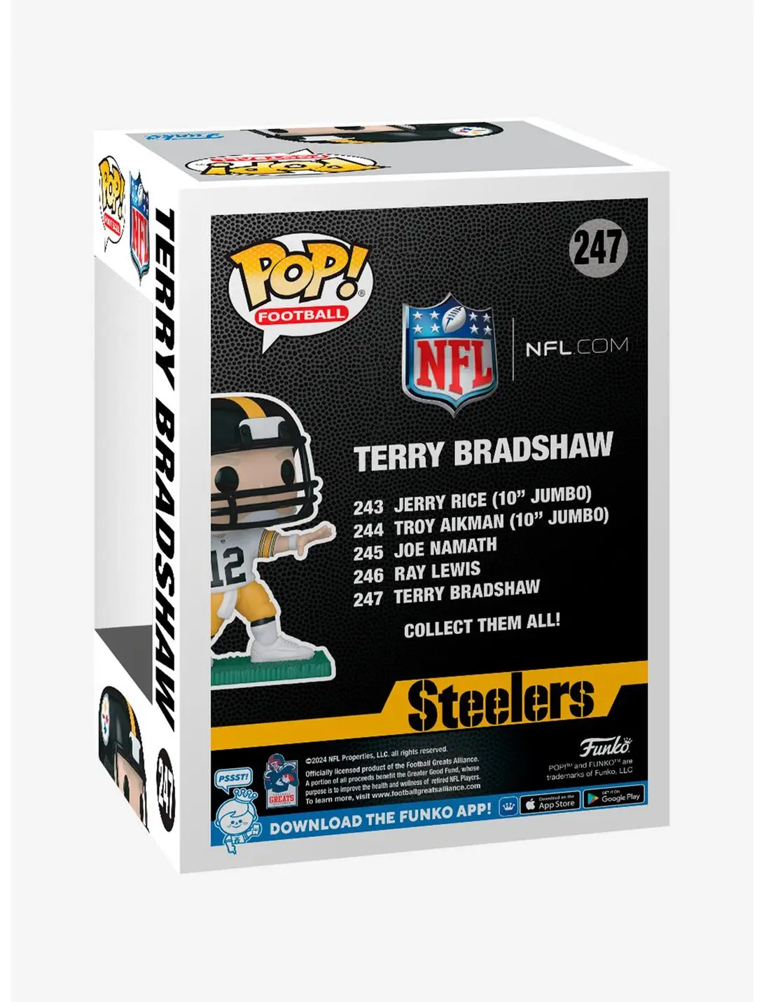 Funko Pop! Football Pittsburgh Steelers Terry Bradshaw Vinyl Figure