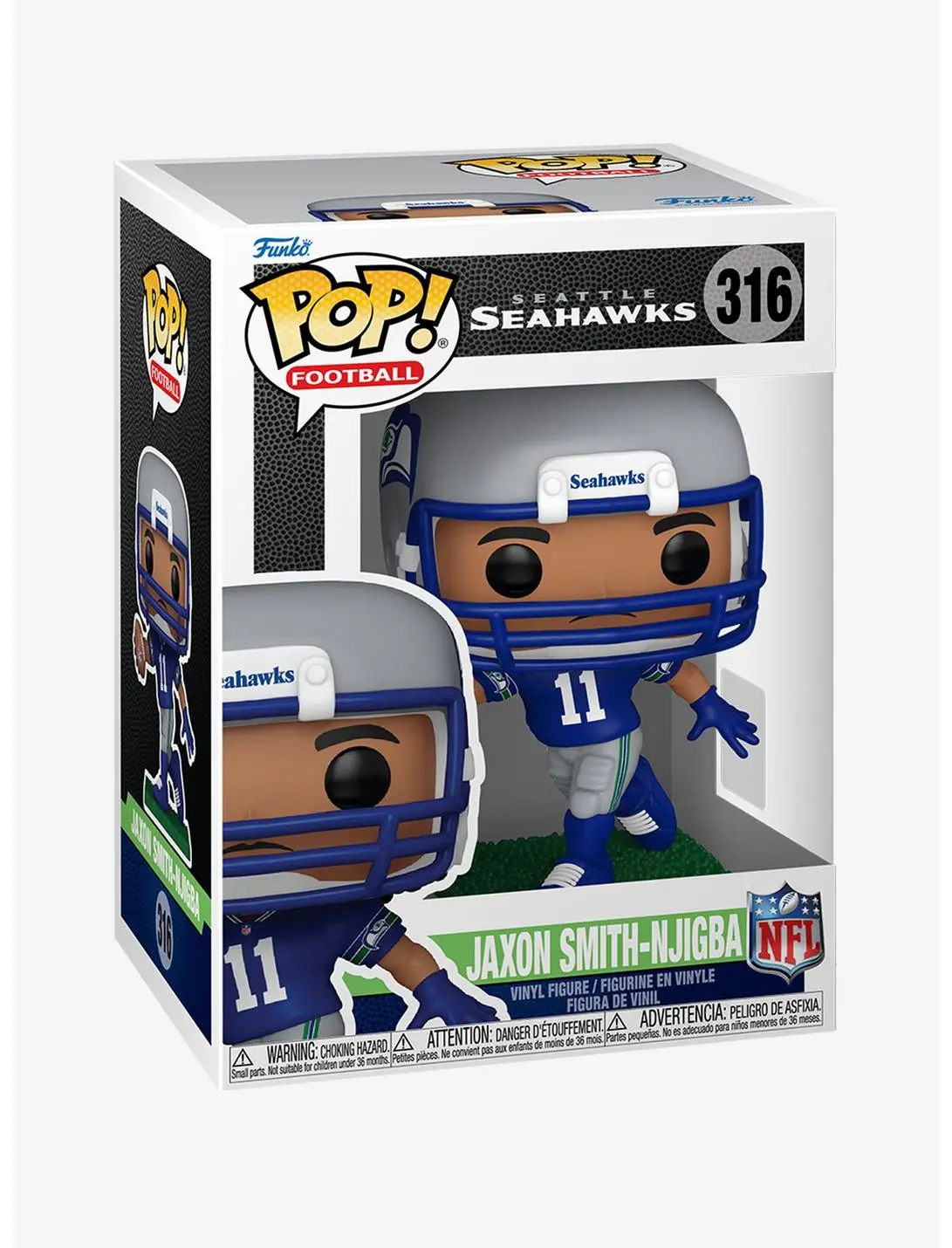 Funko Pop! Football Seattle Seahawks Jaxon Smith-Njigba Vinyl Figure