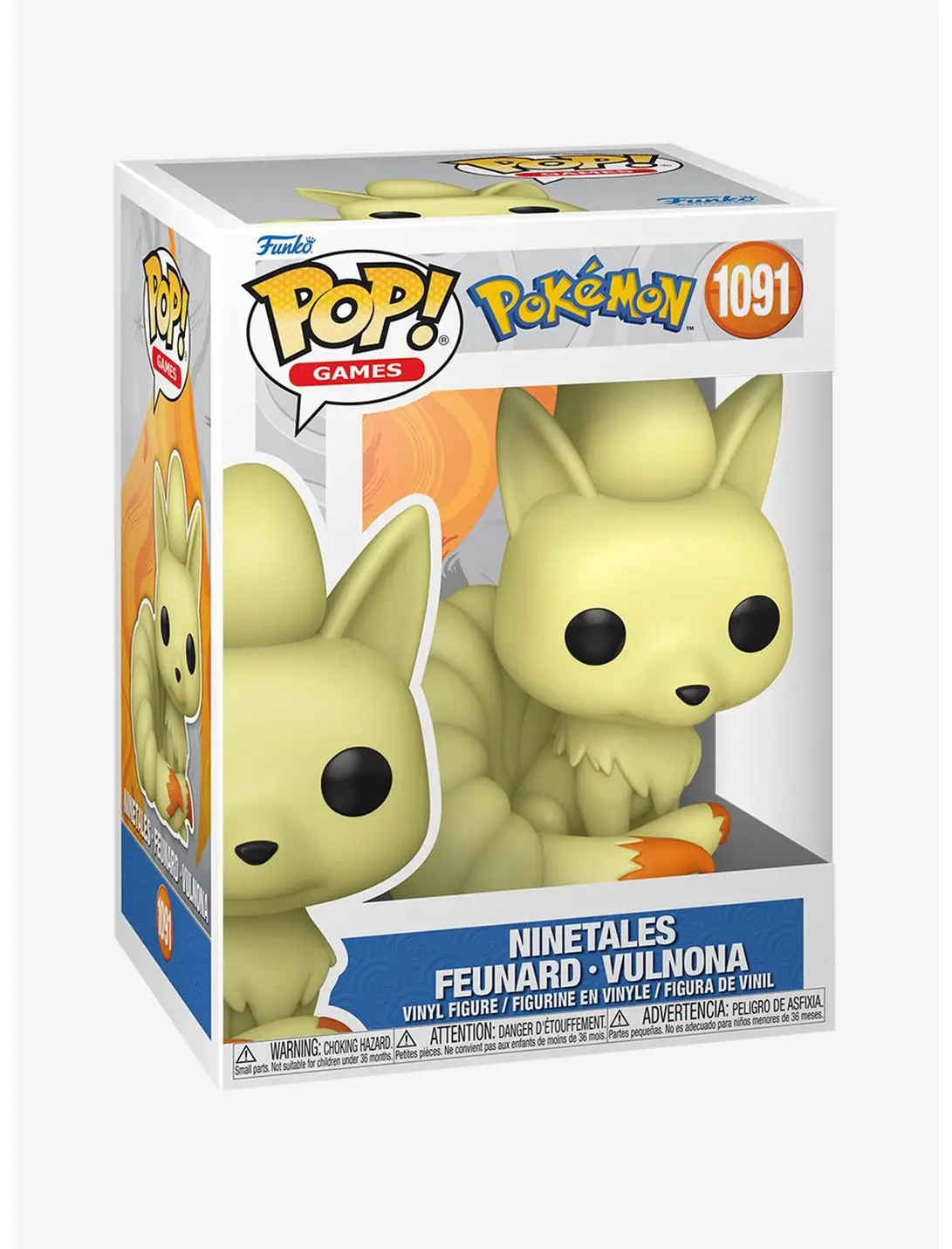 Funko Pop! Games Pokémon Ninetales Vinyl Figure