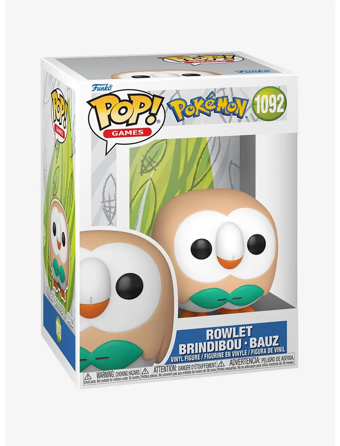Funko Pop! Games Pokémon Rowlet Vinyl Figure