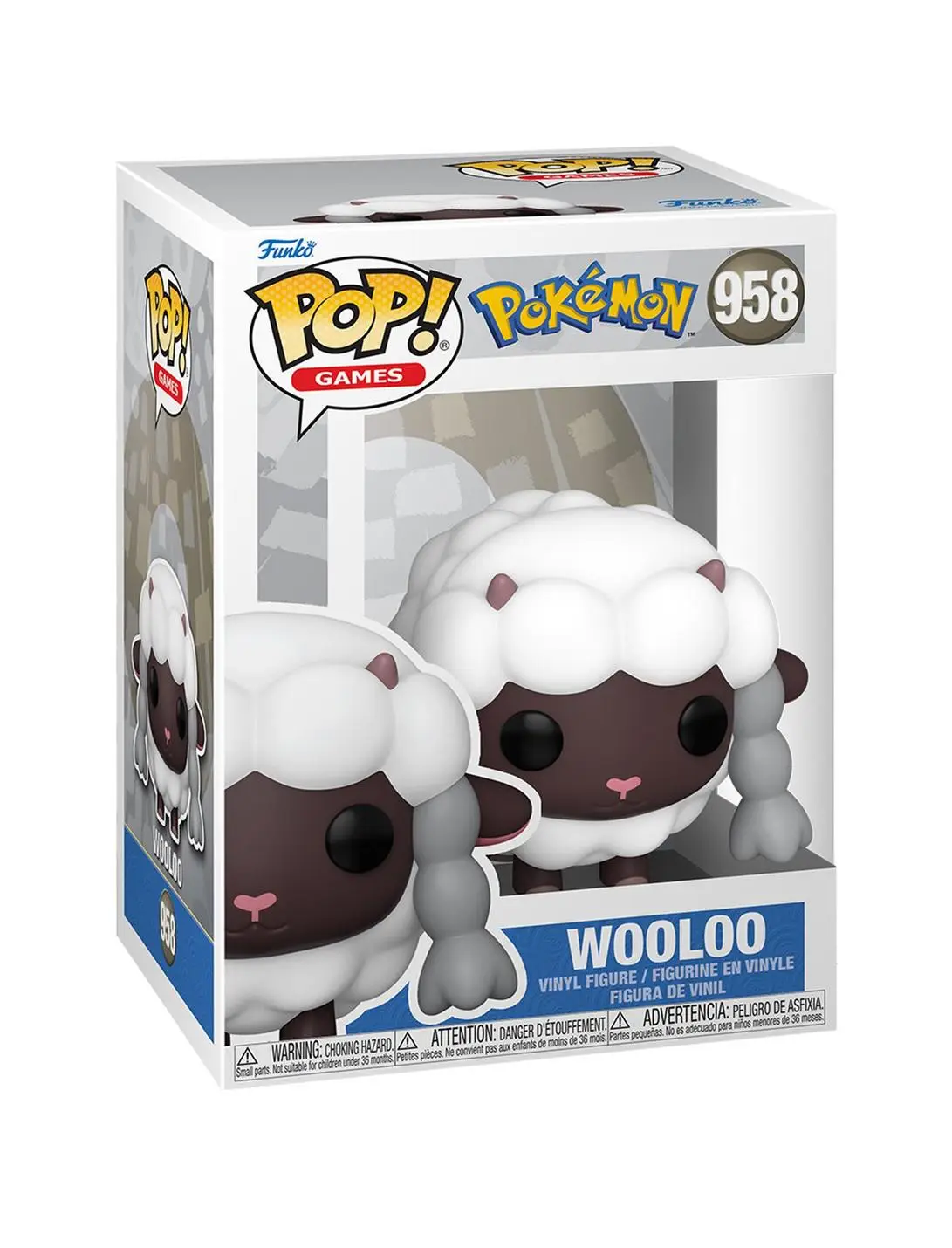 Funko Pop! Games Pokémon Wooloo Vinyl Figure