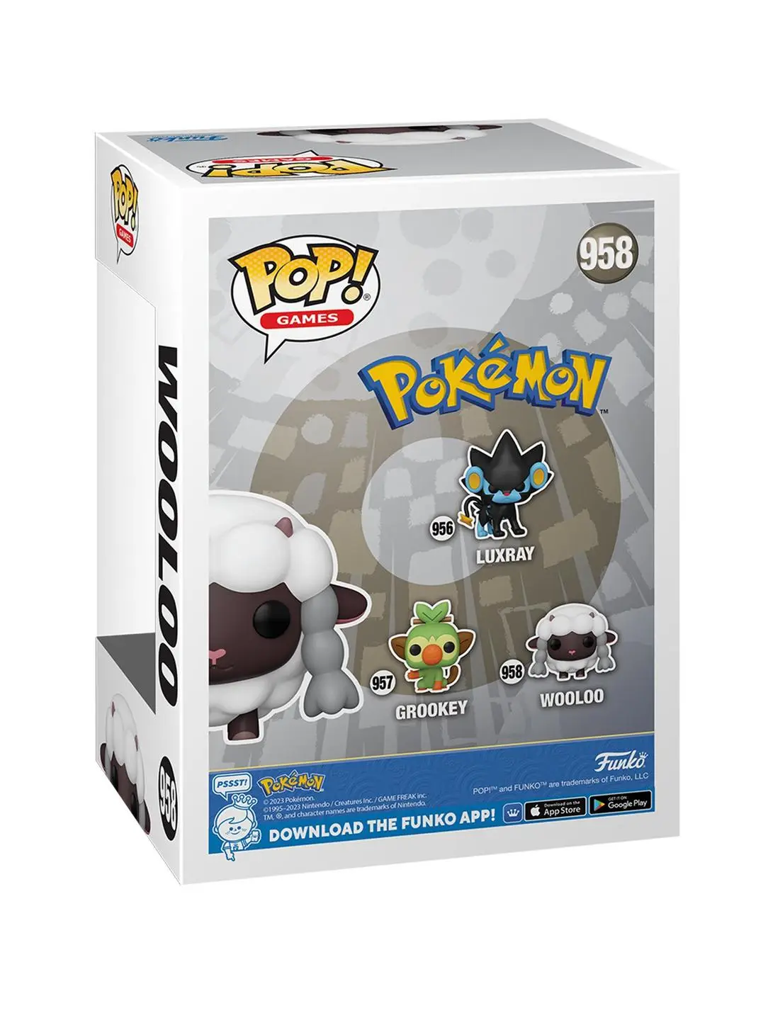 Funko Pop! Games Pokémon Wooloo Vinyl Figure