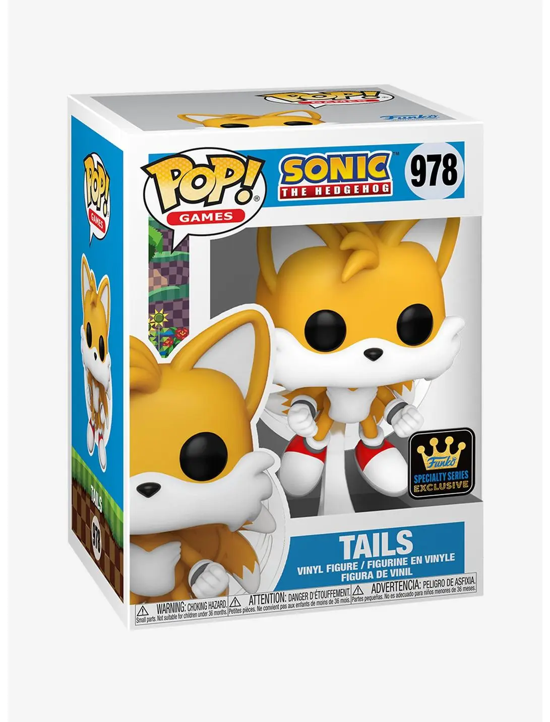 Funko Pop! Games Sonic the Hedgehog Tails Vinyl Figure
