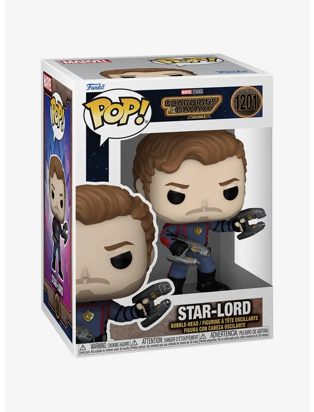 Funko Pop! Guardians of the Galaxy: Volume 3 Star-Lord Vinyl Bobble-Head