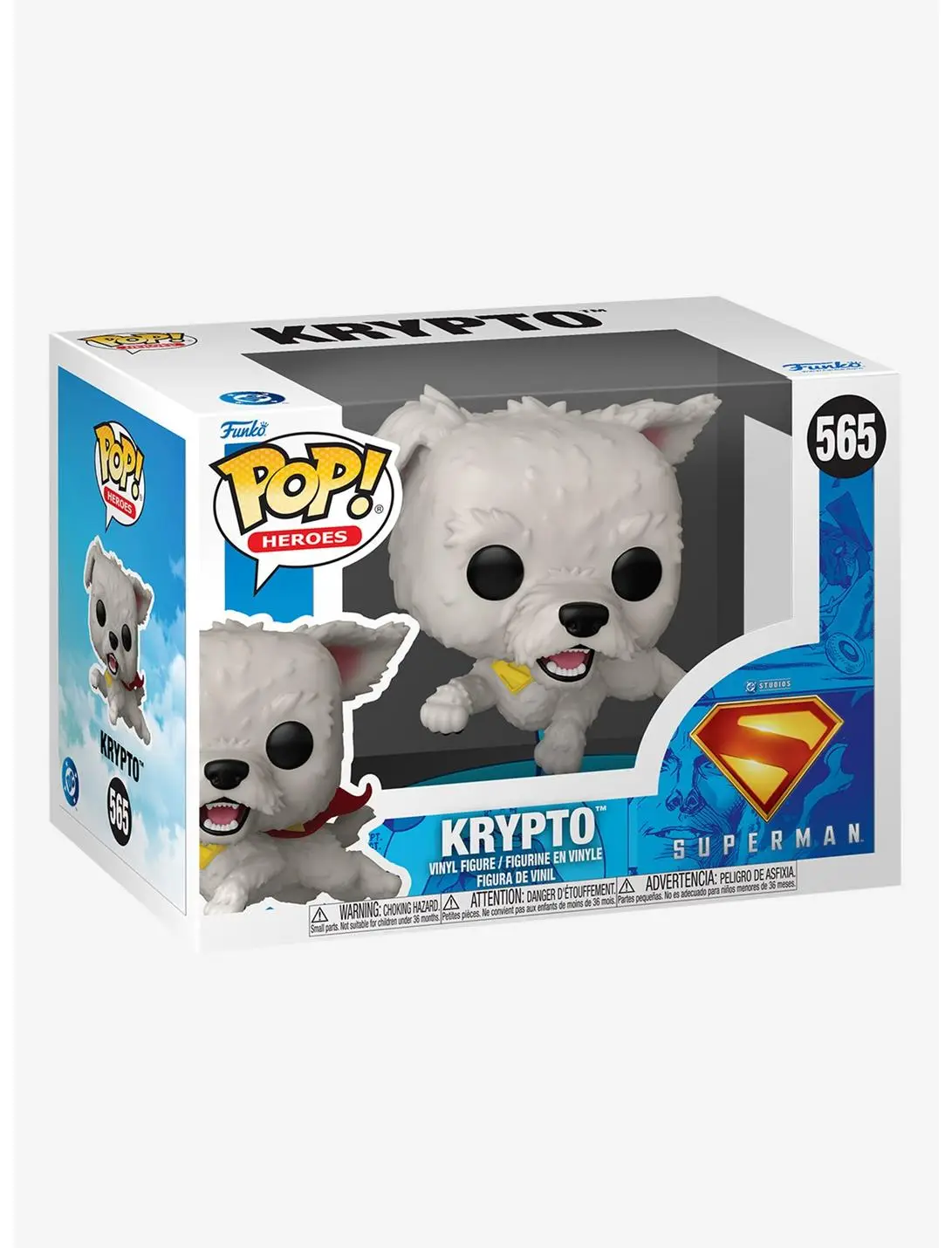 Funko Pop! Heroes DC Comics Superman (2025) Krypto Vinyl Figure