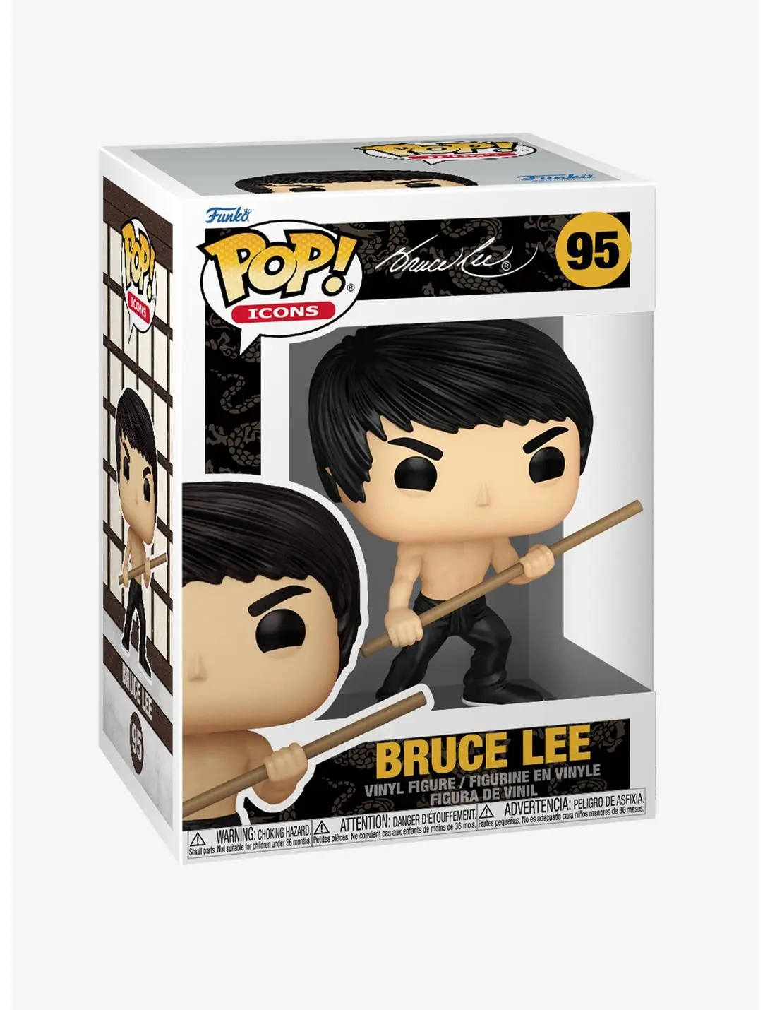 Funko Pop! Icons Bruce Lee Vinyl Figure