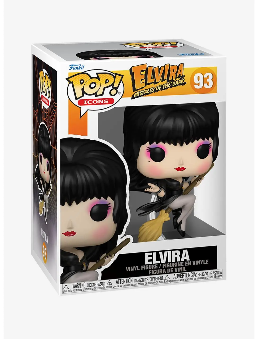 Funko Pop! Icons Elvira: Mistress of the Dark Elvira Vinyl Figure